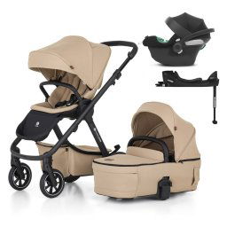 PETITE&MARS KÉSZLET Babakocsi 4v1 ICON LITE RWS + CYBEX Aton B2 i-Size - Mocha Beige