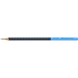 FABER-CASTELL Grafitceruza, HB, háromszögletű, FABER-CASTELL "Grip 2001", fekete, kék