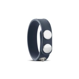 Boners Cock Straps S/M - állítható péniszgyűrű (szürke)