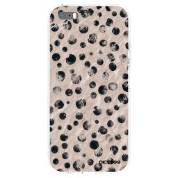Átlátszó szilikon tok az alábbi mobiltelefonokra Apple iPhone 5/5S/SE - Inked