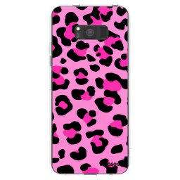 Átlátszó szilikon tok az alábbi mobiltelefonokra Samsung Galaxy S8 G950F - Pink Tiger