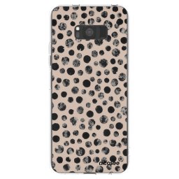 Átlátszó szilikon tok az alábbi mobiltelefonokra Samsung Galaxy S8 G950F - Dots