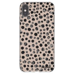 Átlátszó szilikon tok az alábbi mobiltelefonokra Apple iPhone XS Max - Dots