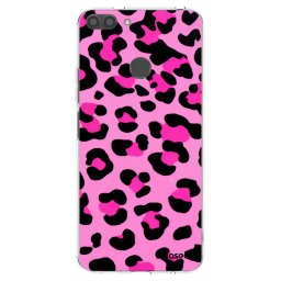 Átlátszó szilikon tok az alábbi mobiltelefonokra Huawei P Smart - Pink Tiger