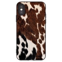 Fekete szilikon tok az alábbi mobiltelefonokra Apple iPhone X/XS - Rust