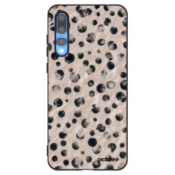 Fekete szilikon tok az alábbi mobiltelefonokra Huawei P20 Pro - Inked