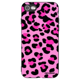 Fekete szilikon tok az alábbi mobiltelefonokra Apple iPhone 8 - Pink Tiger