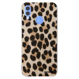 Átlátszó szilikon tok az alábbi mobiltelefonokra Huawei P Smart 2019 - Brown Tiger
