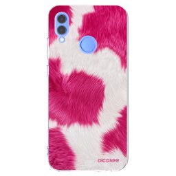 Átlátszó szilikon tok az alábbi mobiltelefonokra Huawei P Smart 2019 - Pink Moo