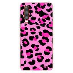 Átlátszó szilikon tok az alábbi mobiltelefonokra Huawei P30 - Pink Tiger