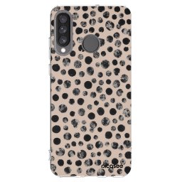 Átlátszó szilikon tok az alábbi mobiltelefonokra Huawei P30 Lite - Dots