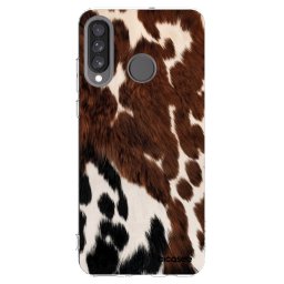 Átlátszó szilikon tok az alábbi mobiltelefonokra Huawei P30 Lite - Rust