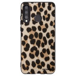 Fekete szilikon tok az alábbi mobiltelefonokra Huawei P30 Lite - Brown Tiger