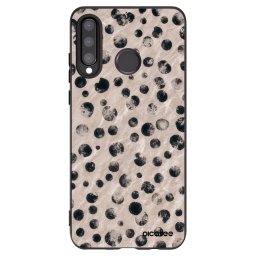 Fekete szilikon tok az alábbi mobiltelefonokra Huawei P30 Lite - Inked