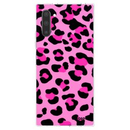 Átlátszó szilikon tok az alábbi mobiltelefonokra Samsung Galaxy Note 10 N970F - Pink Tiger