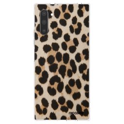 Átlátszó szilikon tok az alábbi mobiltelefonokra Samsung Galaxy Note 10 N970F - Brown Tiger