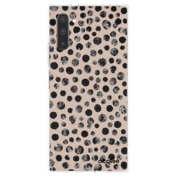 Átlátszó szilikon tok az alábbi mobiltelefonokra Samsung Galaxy Note 10 N970F - Dots