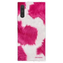Átlátszó szilikon tok az alábbi mobiltelefonokra Samsung Galaxy Note 10 N970F - Pink Moo