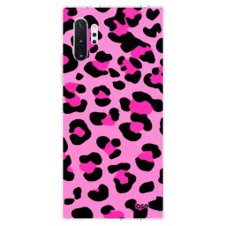 Átlátszó szilikon tok az alábbi mobiltelefonokra Samsung Galaxy Note 10+ N975F - Pink Tiger