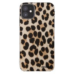 Átlátszó szilikon tok az alábbi mobiltelefonokra Apple iPhone 11 - Brown Tiger