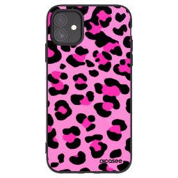 Fekete szilikon tok az alábbi mobiltelefonokra Apple iPhone 11 - Pink Tiger