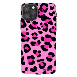 Átlátszó szilikon tok az alábbi mobiltelefonokra Apple iPhone 11 Pro - Pink Tiger