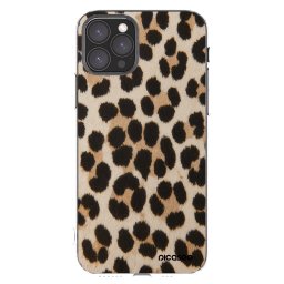 Átlátszó szilikon tok az alábbi mobiltelefonokra Apple iPhone 11 Pro - Brown Tiger