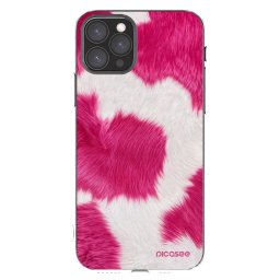 Átlátszó szilikon tok az alábbi mobiltelefonokra Apple iPhone 11 Pro - Pink Moo