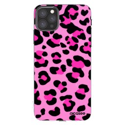 Átlátszó szilikon tok az alábbi mobiltelefonokra Apple iPhone 11 Pro Max - Pink Tiger