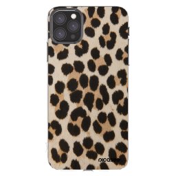 Átlátszó szilikon tok az alábbi mobiltelefonokra Apple iPhone 11 Pro Max - Brown Tiger