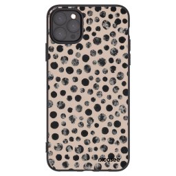 Fekete szilikon tok az alábbi mobiltelefonokra Apple iPhone 11 Pro Max - Dots