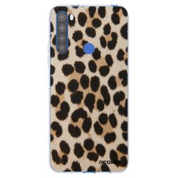 Átlátszó szilikon tok az alábbi mobiltelefonokra Xiaomi Redmi Note 8T - Brown Tiger