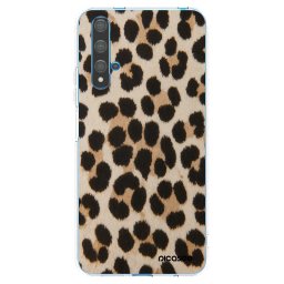 Átlátszó szilikon tok az alábbi mobiltelefonokra Huawei Nova 5T - Brown Tiger