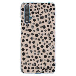 Átlátszó szilikon tok az alábbi mobiltelefonokra Huawei Nova 5T - Dots