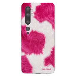 Átlátszó szilikon tok az alábbi mobiltelefonokra Xiaomi Mi Note 10 (Pro) - Pink Moo