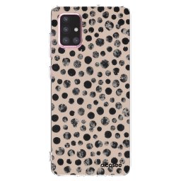 Átlátszó szilikon tok az alábbi mobiltelefonokra Samsung Galaxy A71 A715F - Dots
