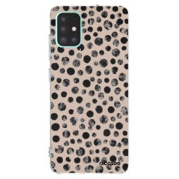Átlátszó szilikon tok az alábbi mobiltelefonokra Samsung Galaxy A51 A515F - Dots