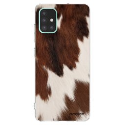 Átlátszó szilikon tok az alábbi mobiltelefonokra Samsung Galaxy A51 A515F - Rustica