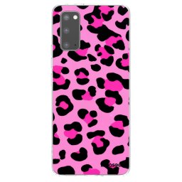 Átlátszó szilikon tok az alábbi mobiltelefonokra Samsung Galaxy S20 G980F - Pink Tiger