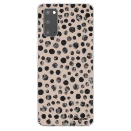 Átlátszó szilikon tok az alábbi mobiltelefonokra Samsung Galaxy S20 G980F - Dots