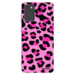 Átlátszó szilikon tok az alábbi mobiltelefonokra Samsung Galaxy S20+ G985F - Pink Tiger