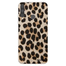 Átlátszó szilikon tok az alábbi mobiltelefonokra Huawei P40 Lite E - Brown Tiger