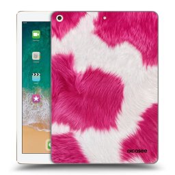 Átlátszó szilikon tok az alábbi táblagépre Apple iPad 9.7" 2017 (5. gen) - Pink Moo