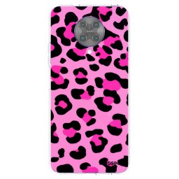 Átlátszó szilikon tok az alábbi mobiltelefonokra Xiaomi Poco F2 Pro - Pink Tiger