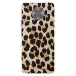 Átlátszó szilikon tok az alábbi mobiltelefonokra Xiaomi Poco F2 Pro - Brown Tiger