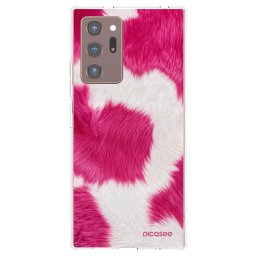 Átlátszó szilikon tok az alábbi mobiltelefonokra Samsung Galaxy Note 20 Ultra - Pink Moo