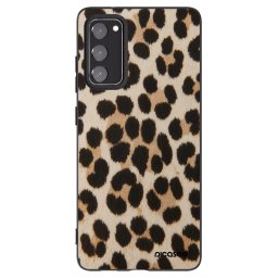 Fekete szilikon tok az alábbi mobiltelefonokra Samsung Galaxy S20 FE - Brown Tiger