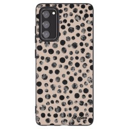 Fekete szilikon tok az alábbi mobiltelefonokra Samsung Galaxy S20 FE - Dots