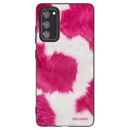 Fekete szilikon tok az alábbi mobiltelefonokra Samsung Galaxy S20 FE - Pink Moo