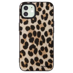 Fekete szilikon tok az alábbi mobiltelefonokra Apple iPhone 12 - Brown Tiger